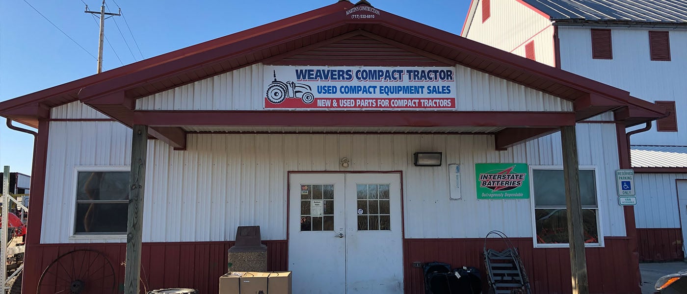 Weaver's Compact Tractor Parts Building